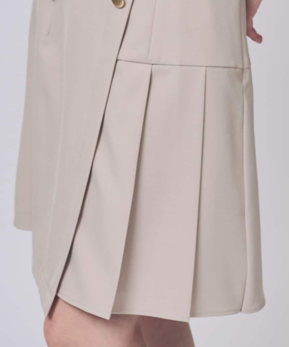 【1/30(Fri)発売開始】アシメプリーツミニスカート