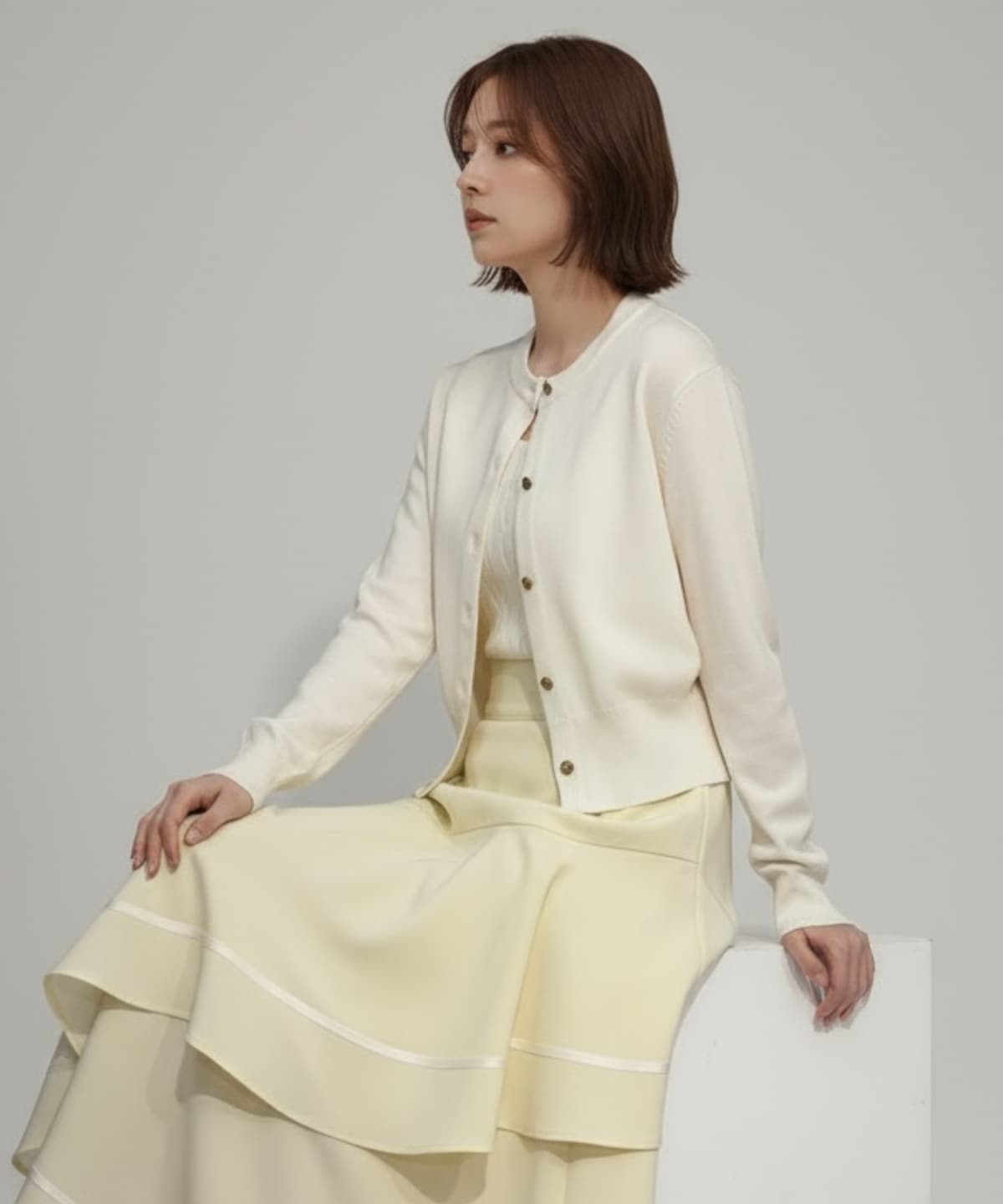 【2/6(Fri)発売】ケーブルニットアンサンブル