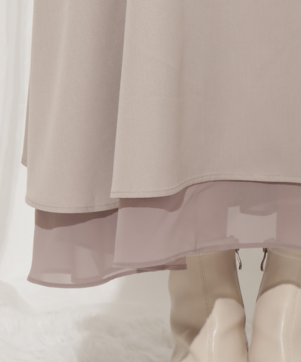 ティアードギャザーキャミワンピース