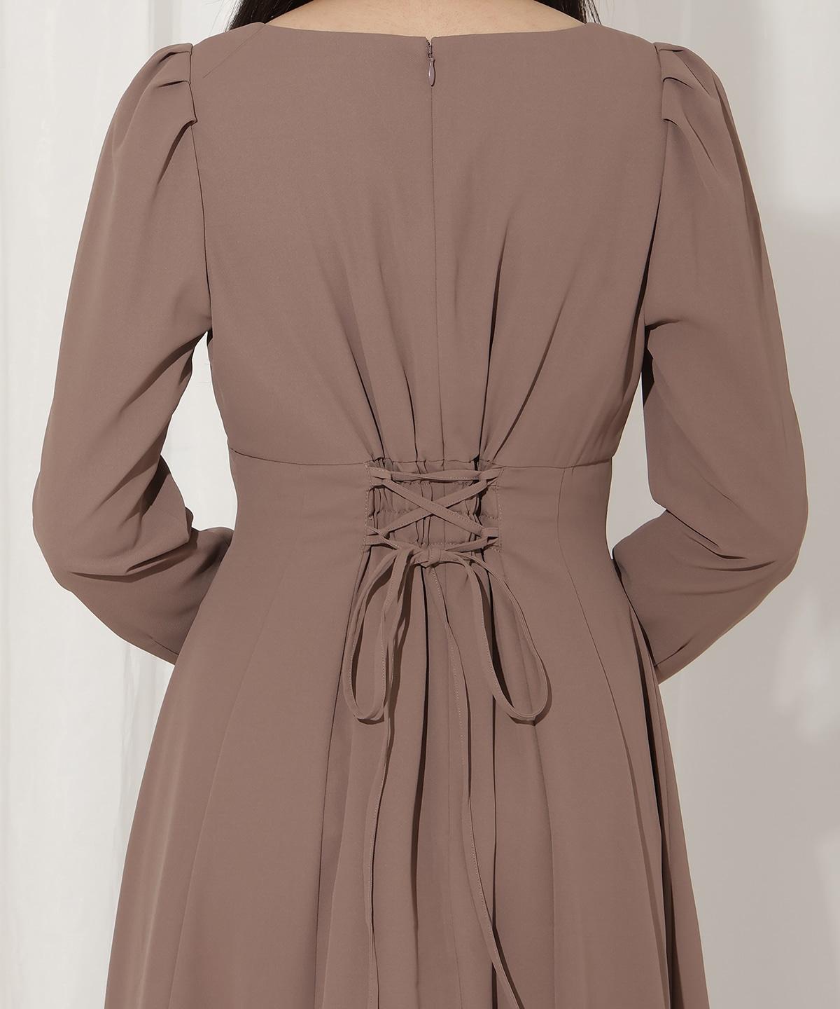 フロントボタンワンピース