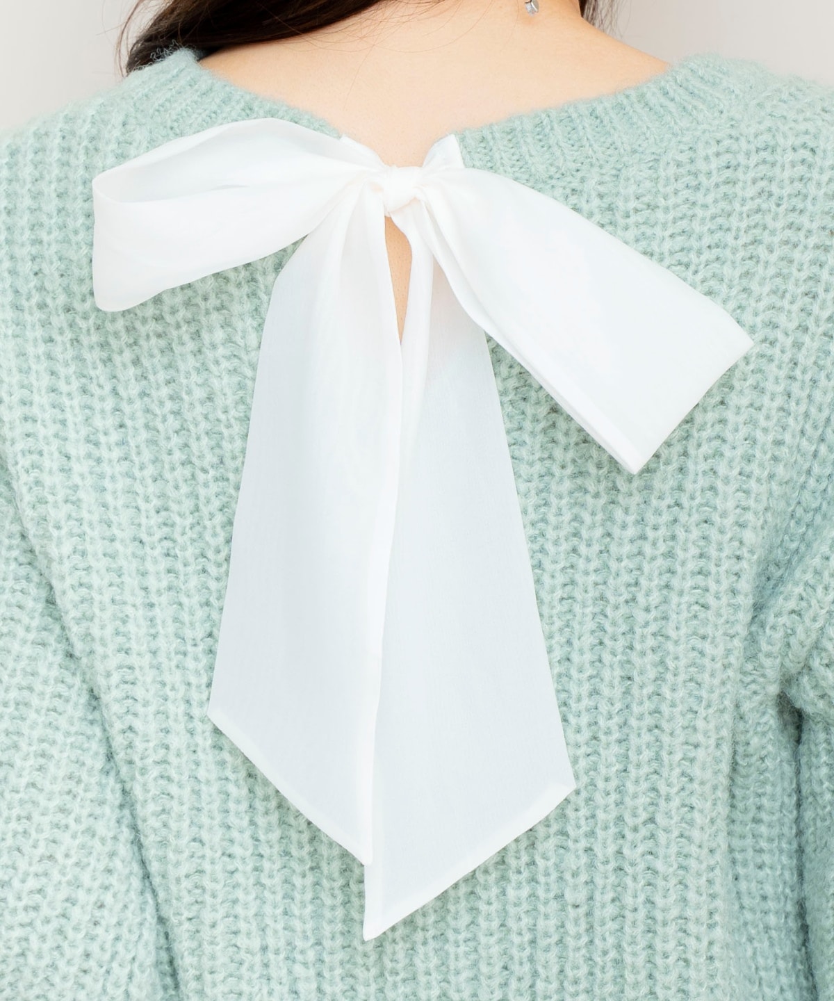 ニットプルオーバー×バルーンスカートセット