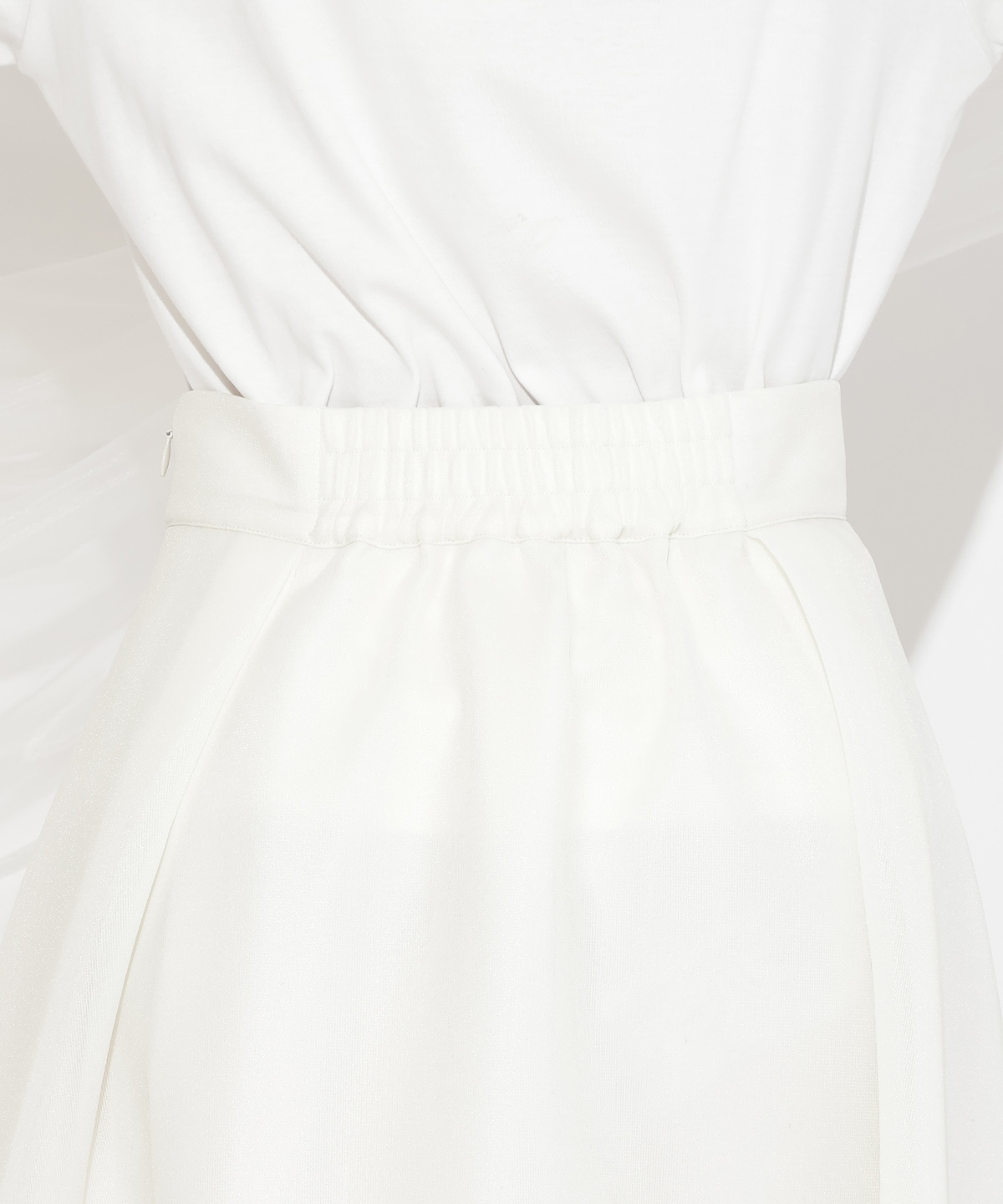 シアーダンボールフレアスカート