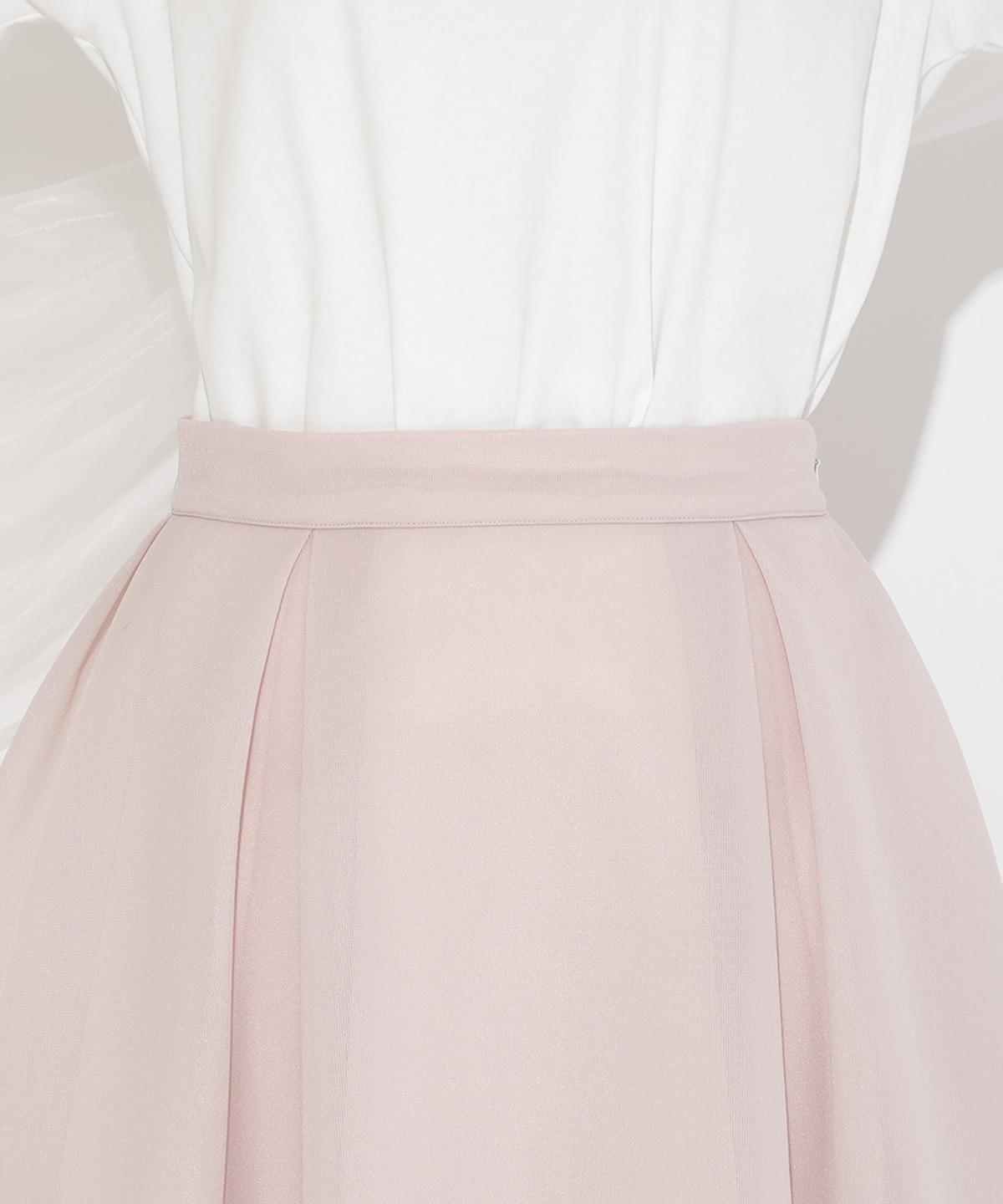 シアーダンボールフレアスカート