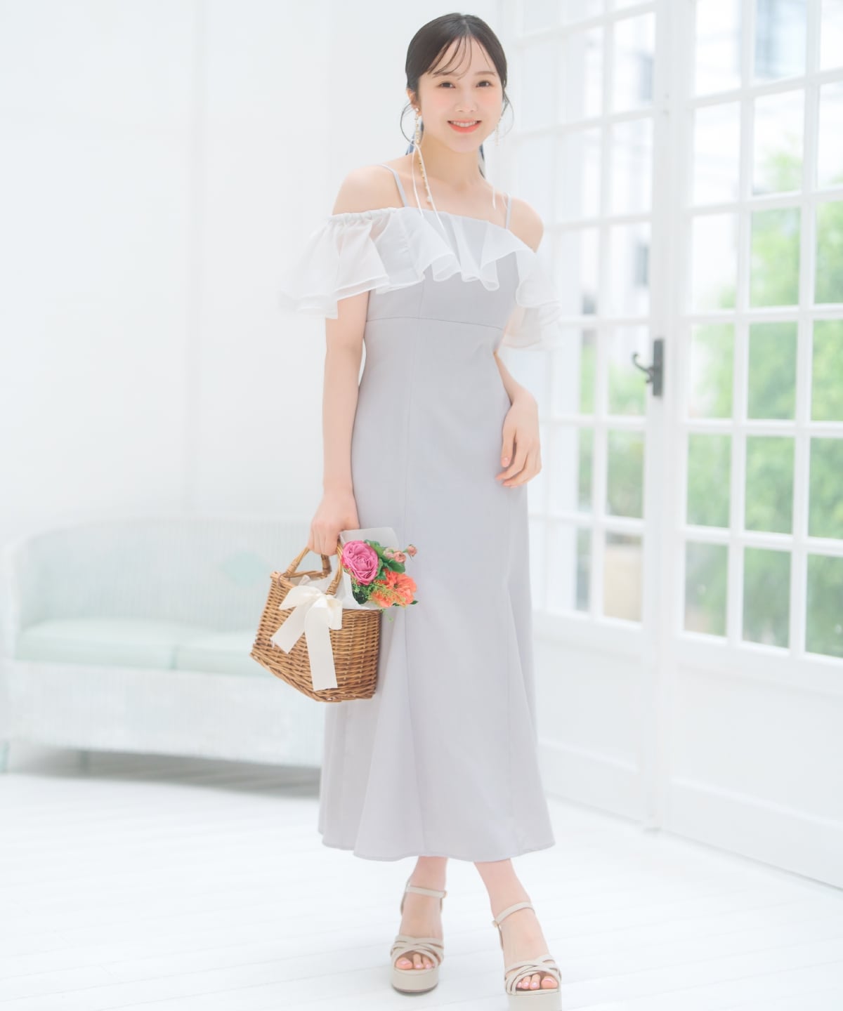 メロウラッフルマーメイドワンピース