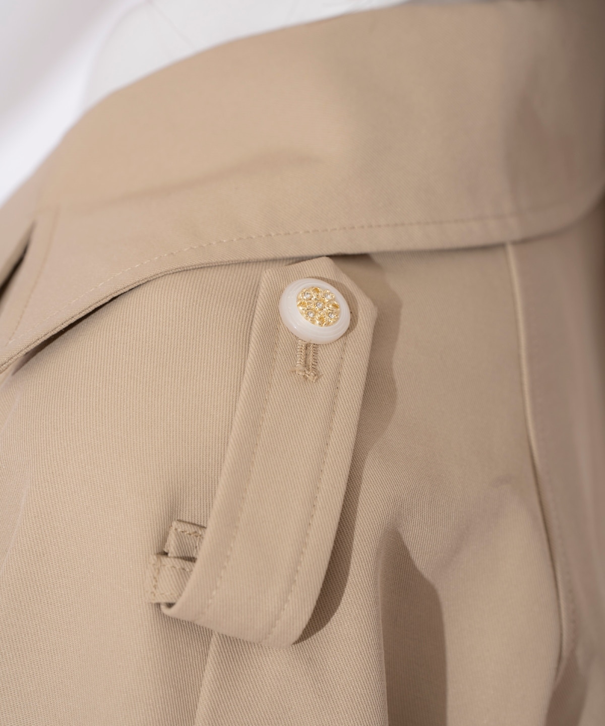 キャンディスリーブショートトレンチコート