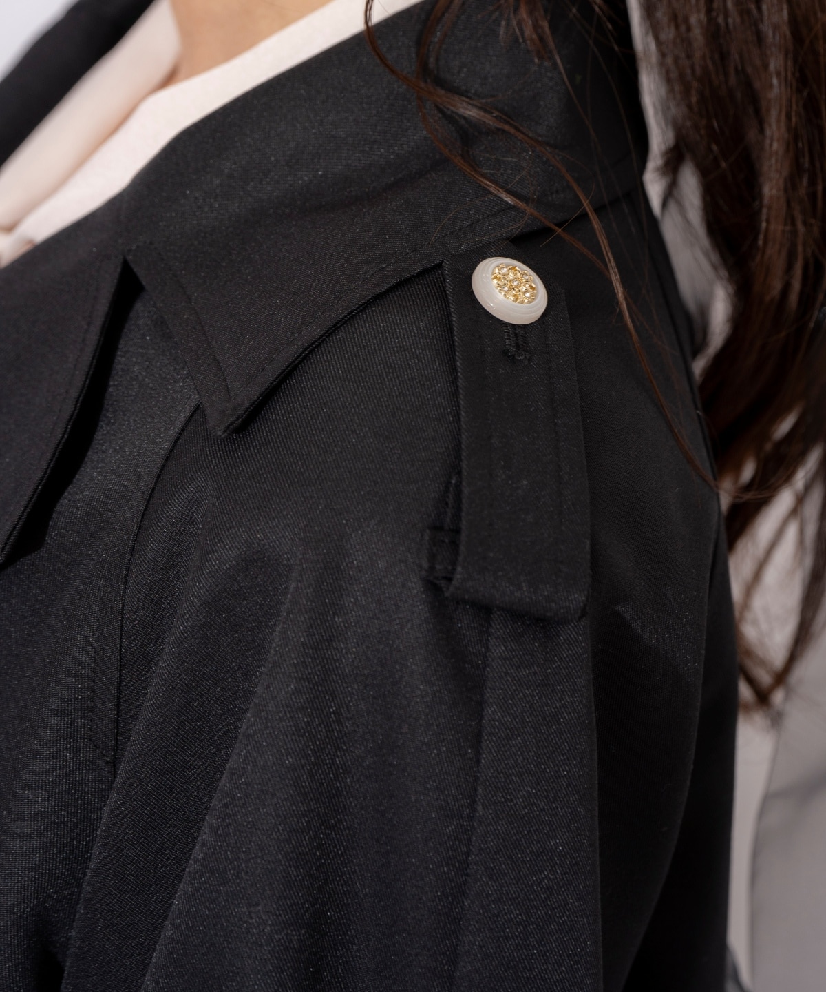 キャンディスリーブショートトレンチコート