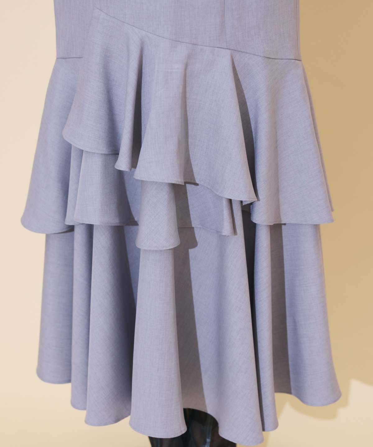 アシメレイヤードハイウエストスカート