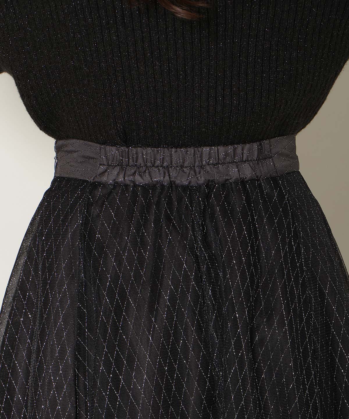 【12/5(fri)10時発売】ラメチュールボリュームスカート