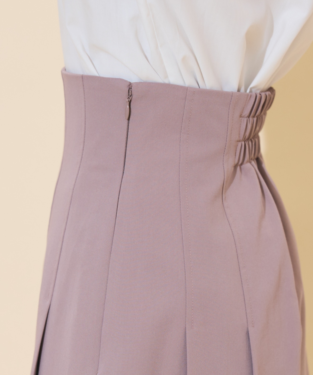 ハイウエストプリーツミニスカート
