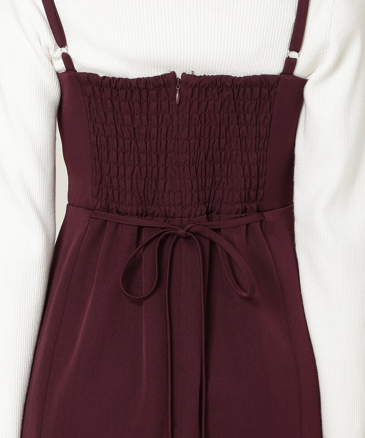 リボンデザインIラインワンピース