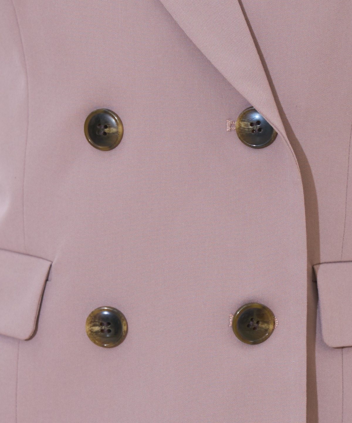 ダブルボタンショートジレ