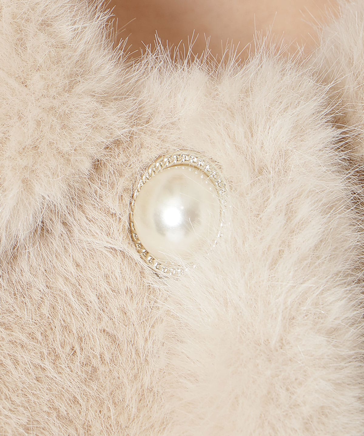 ステンカラーエコファーショートジャケット