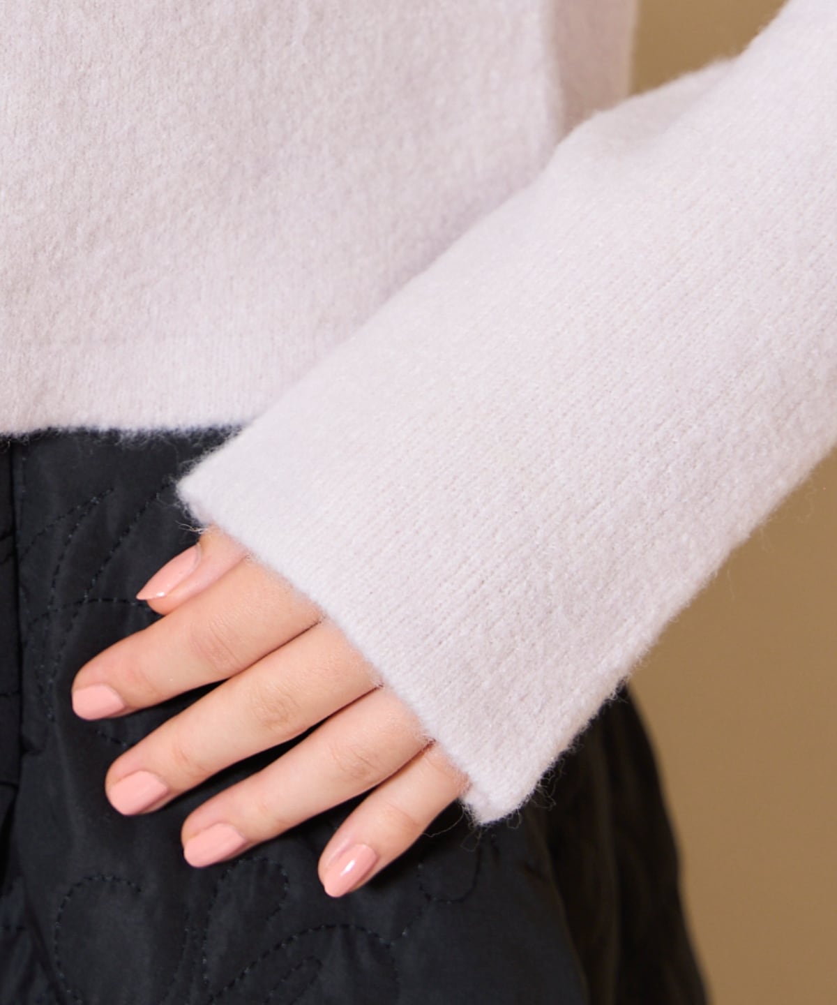 【再入荷予約受付中】モヘアライクニットジャケット