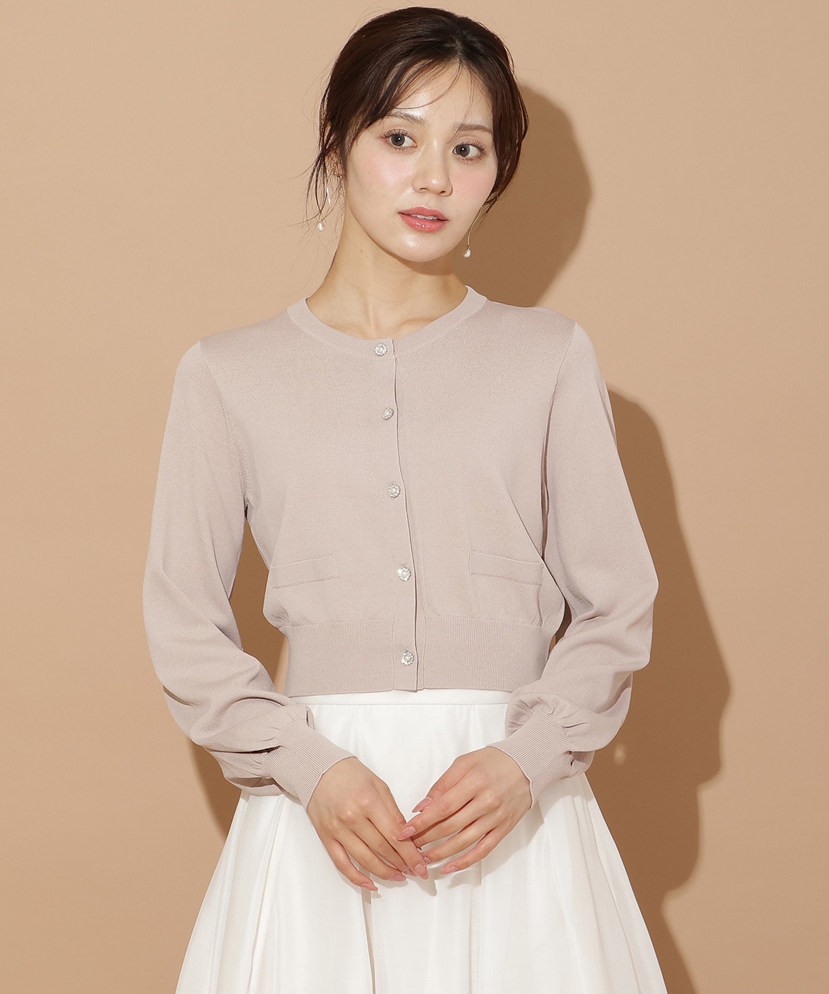 ポケットデザインUVカーディガン