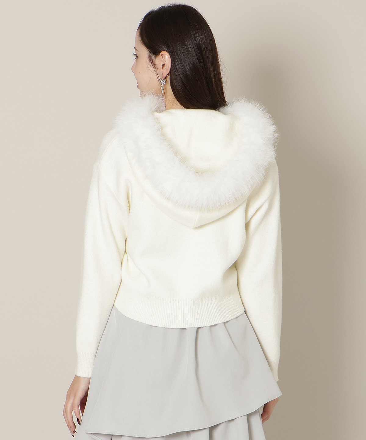 【1/1(thu)10時発売 New Year's Item】フードファーニットパーカー