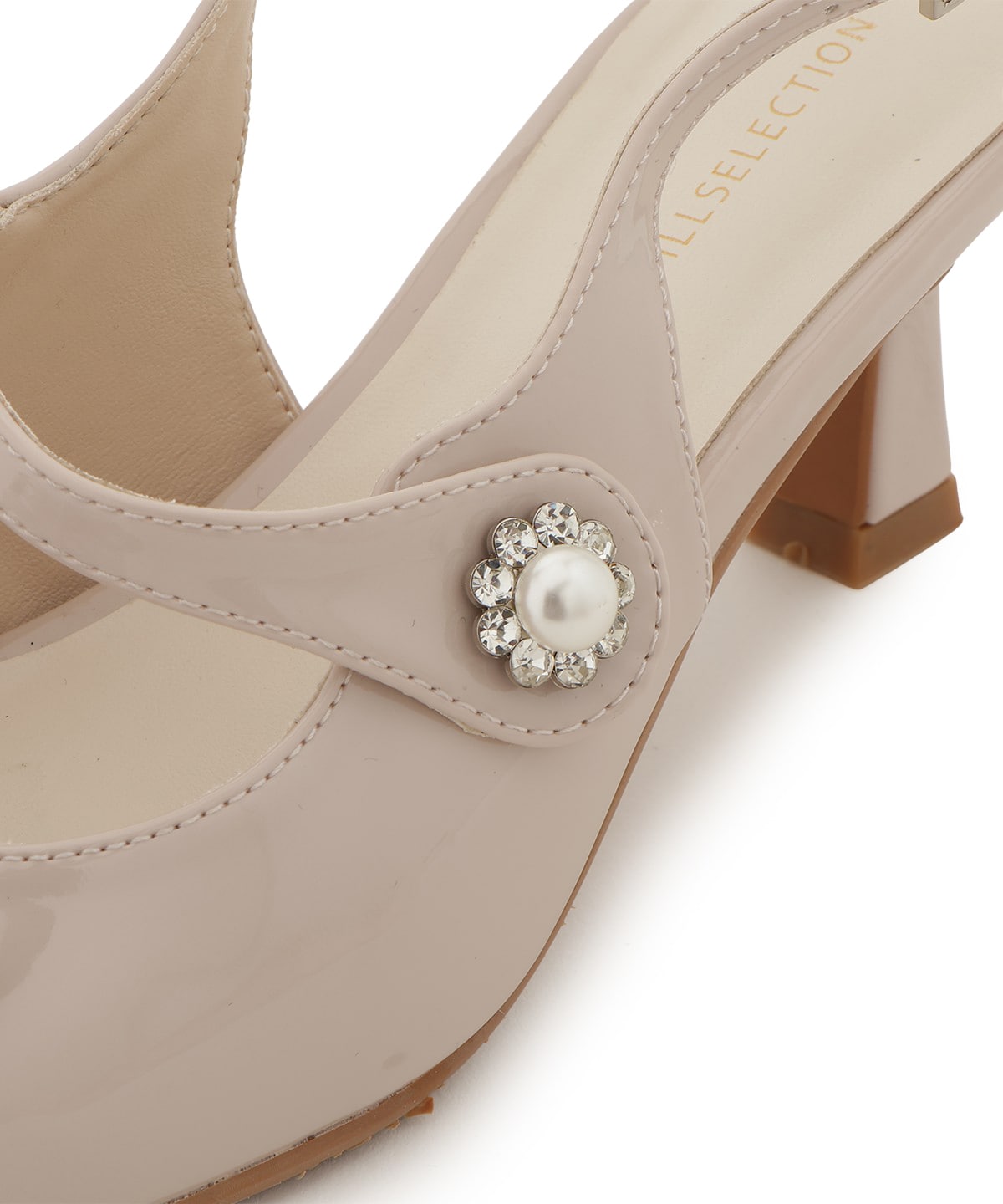 スリングバックリボンパンプス