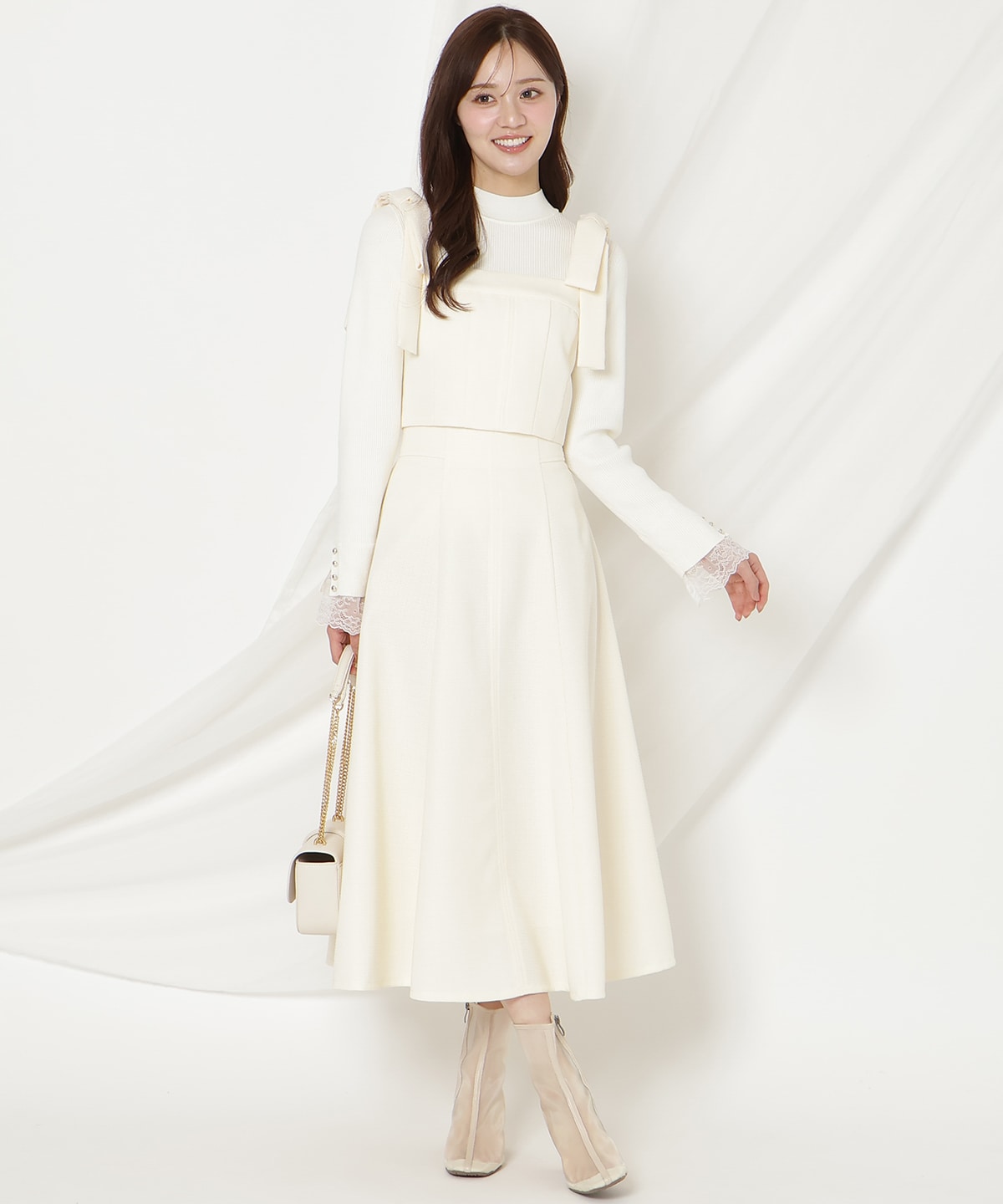 【2/11(wed)10時発売】リボンショルダービスチェ