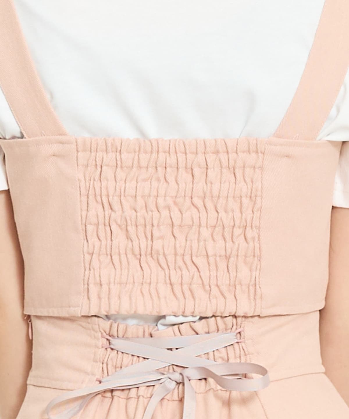 【セットアップ対応】ボタン付きデニムビスチェ