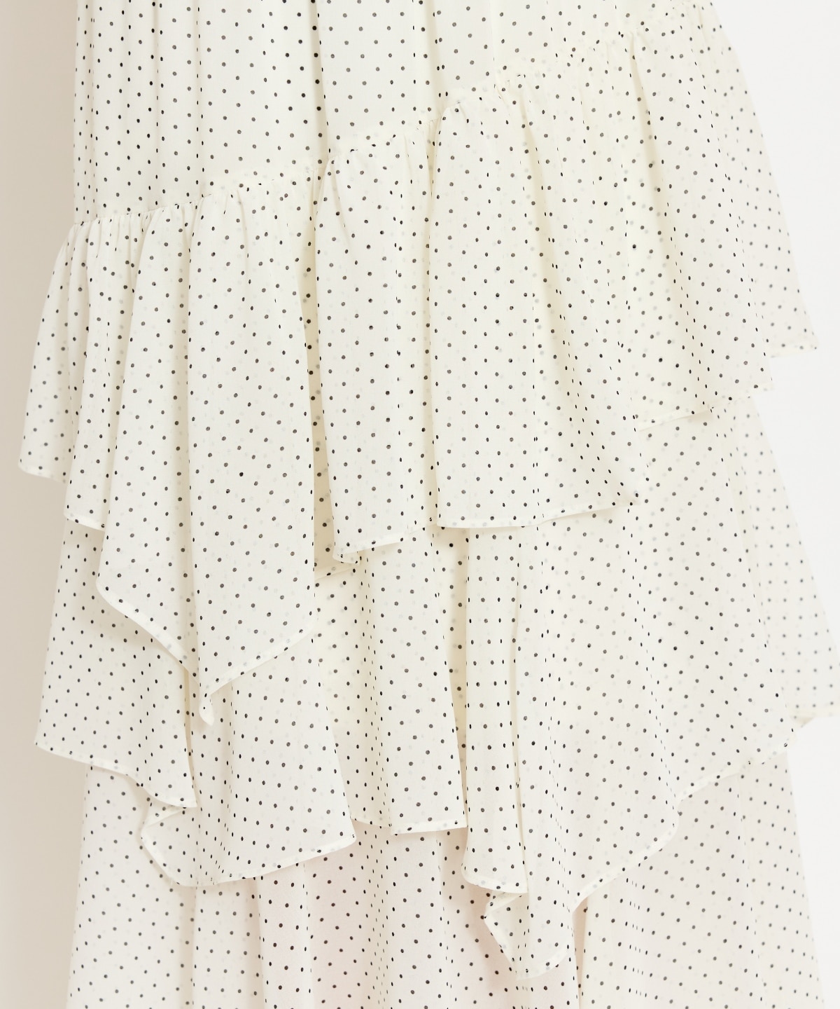 アシメティアードスカート