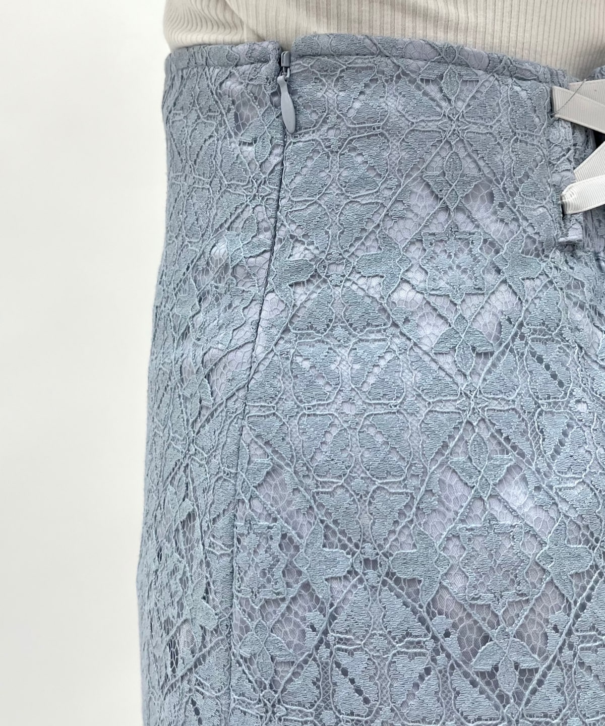 アシメティアードレーススカート