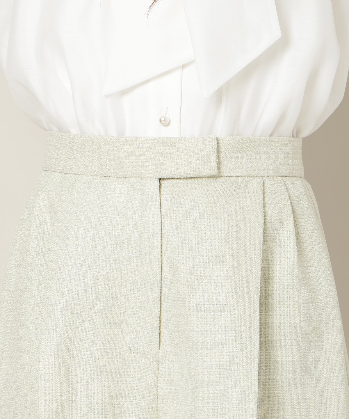 ツイードタックショートパンツ