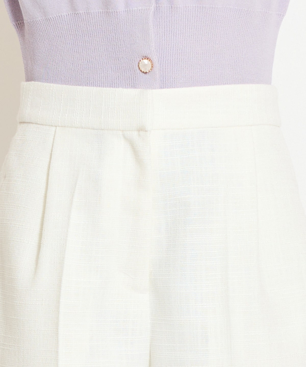 タックツイードショートパンツ