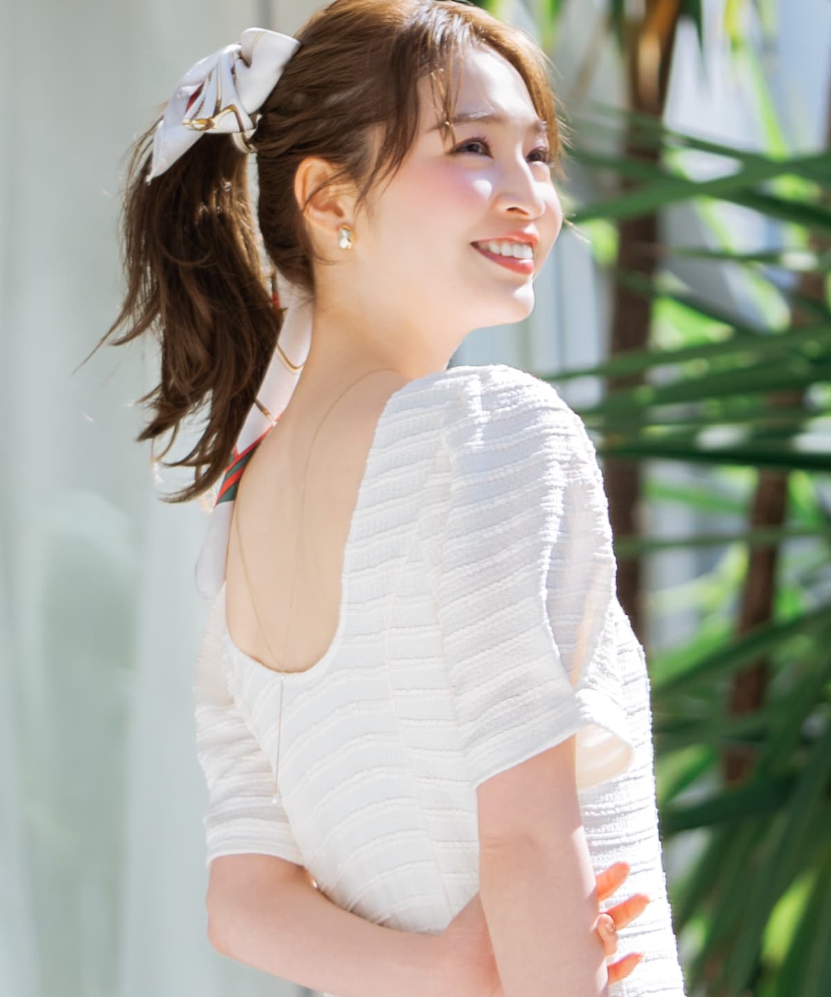 【4/24(fri)10時発売】バックオープンフレアカットワンピース