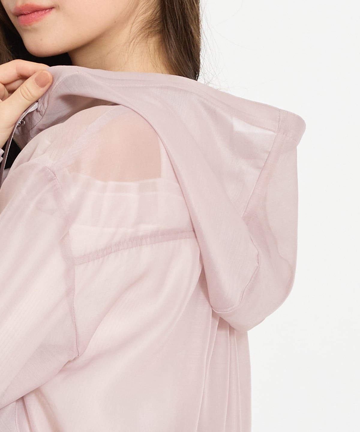 シアーフードブルゾン