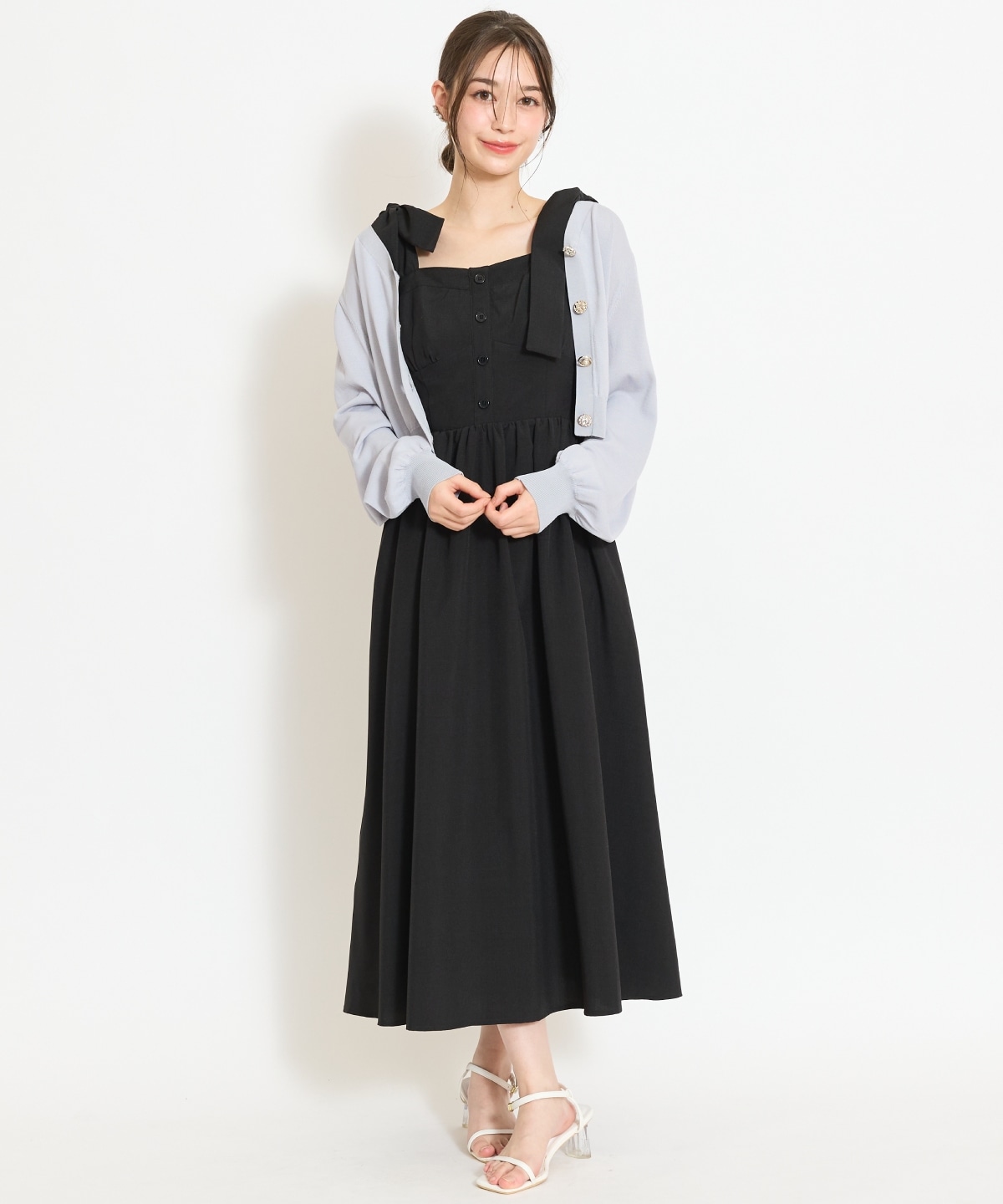 アソートボタンUVカットカーディガン