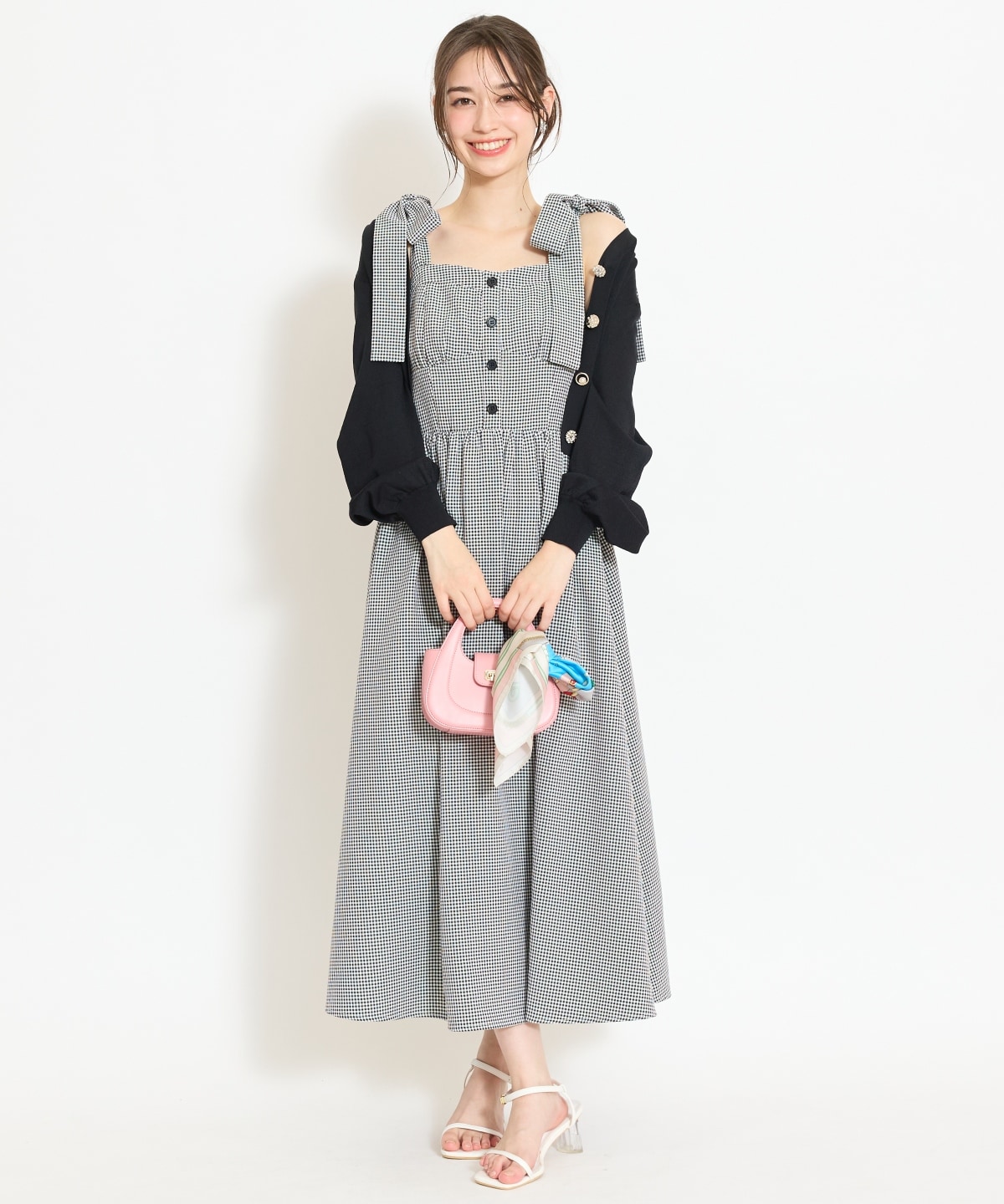 アソートボタンUVカットカーディガン