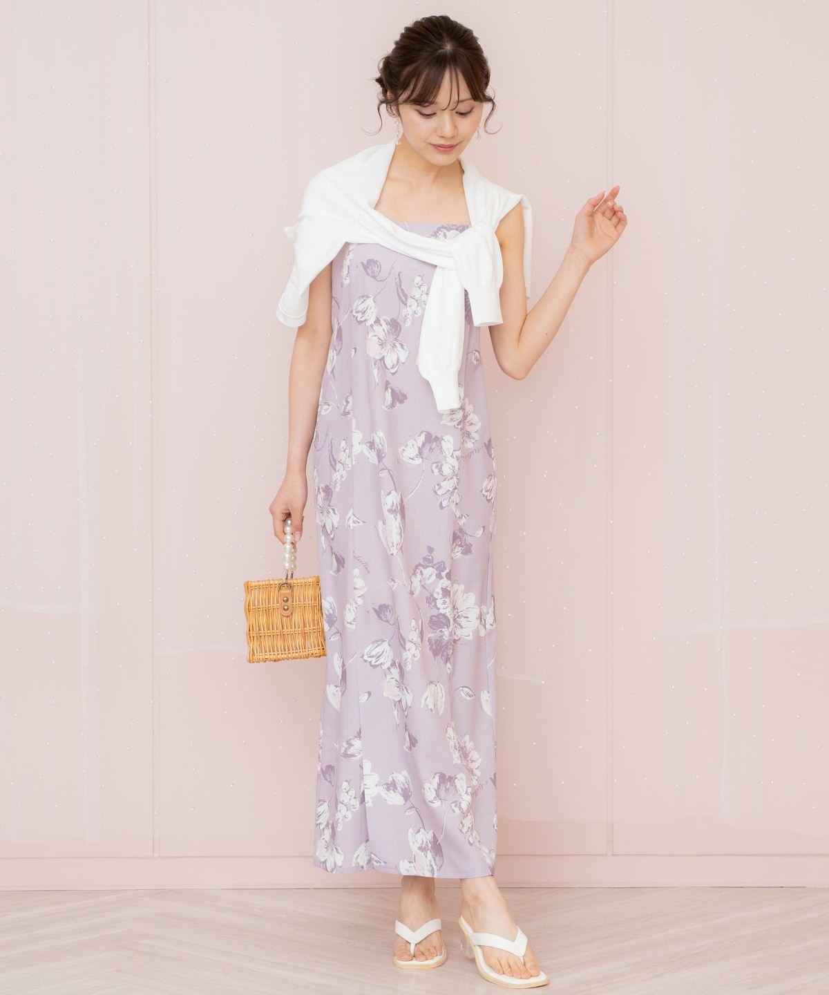 フリルヘムUVカットカーディガン