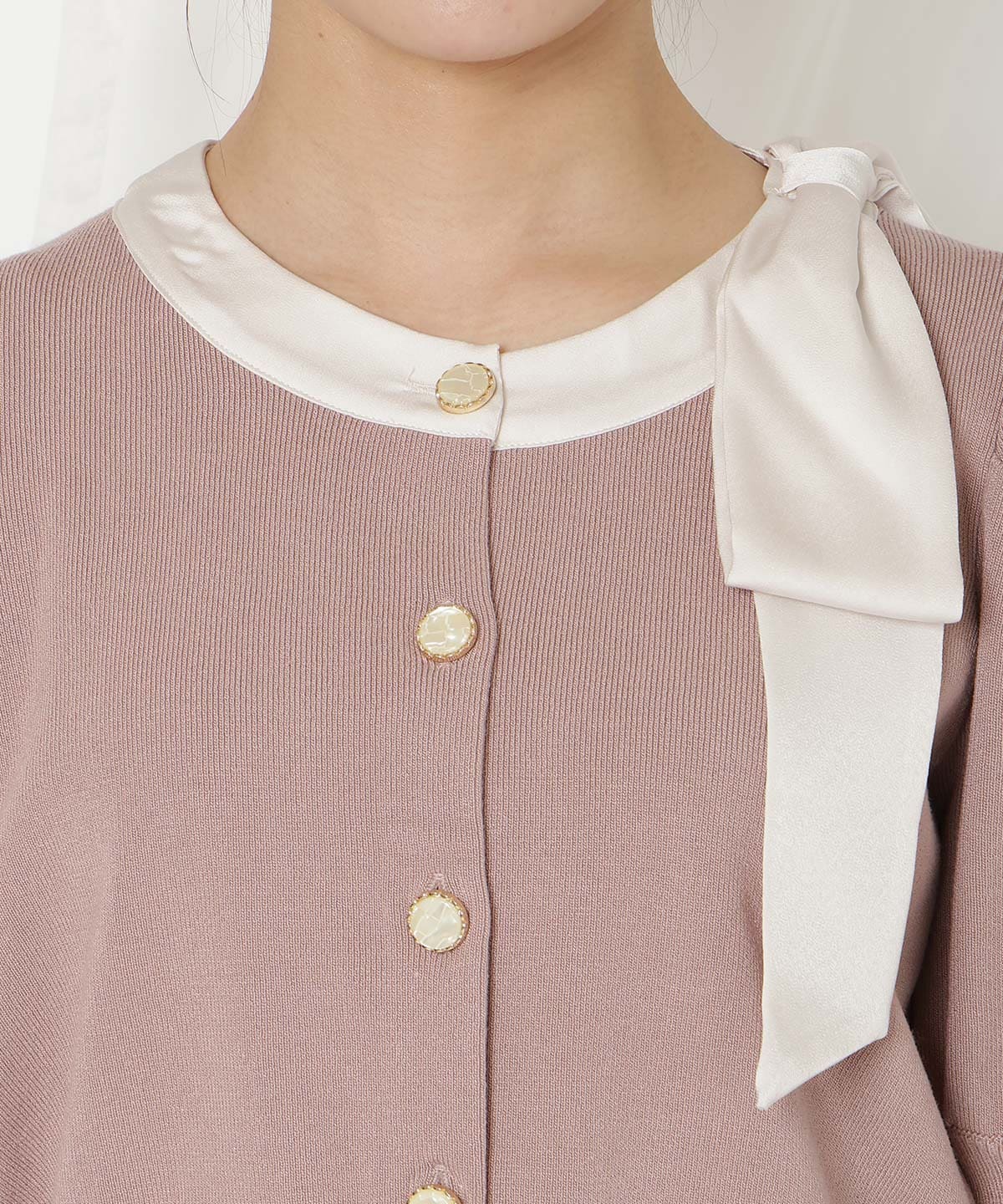 【2/27(fri)発売】リボンパフカーディガン