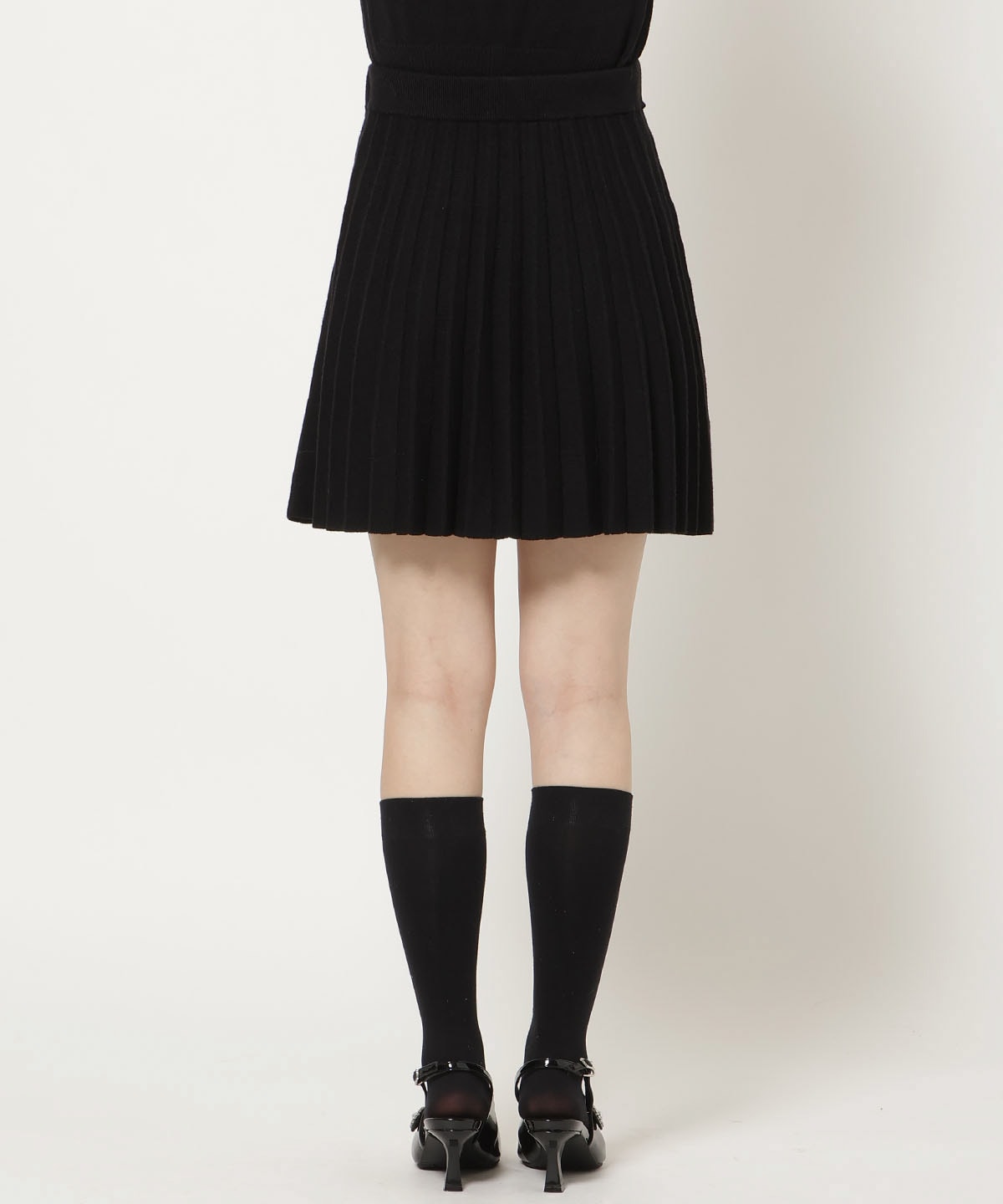 【9/10(thu)10時発売】プリーツニットスカート