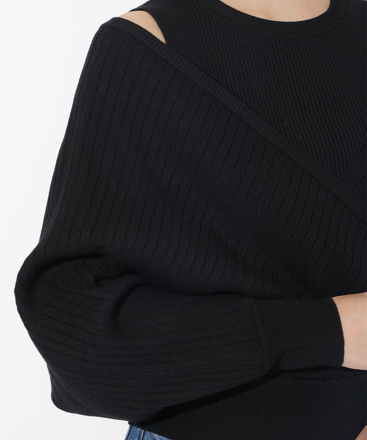 ManyWayレイヤードニットプルオーバー