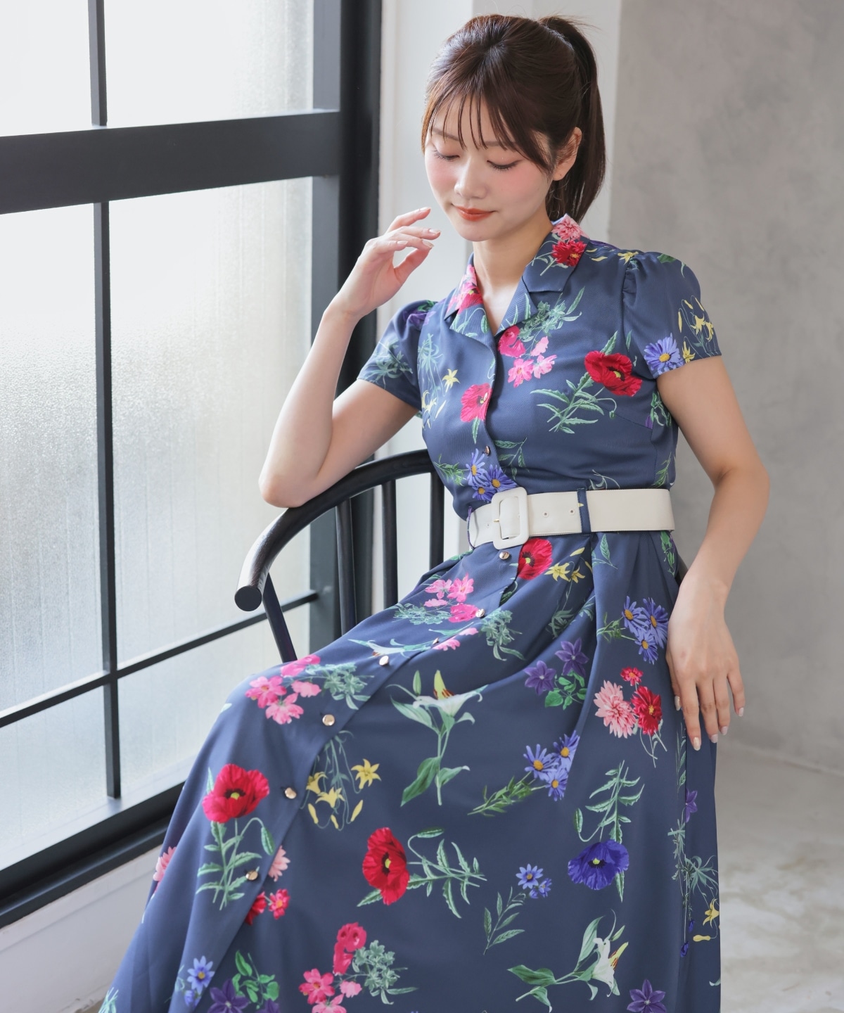 ボタニカルガーデンシャツワンピース