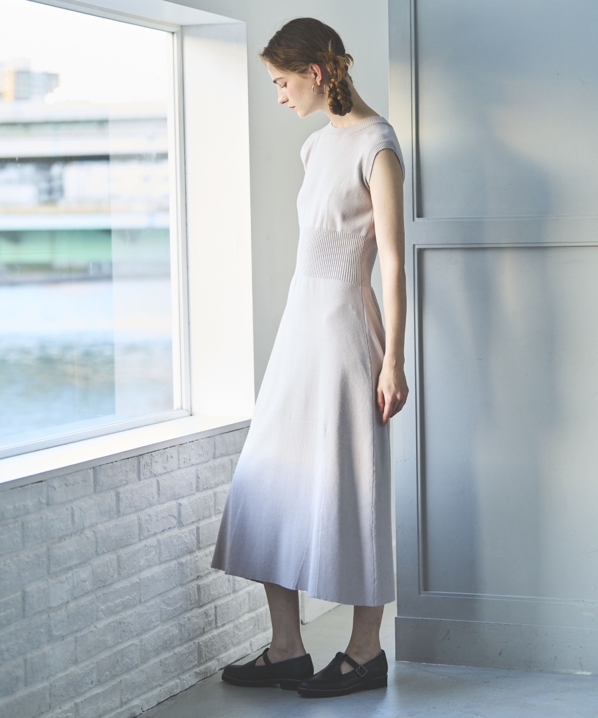 アンサンブルニットワンピース