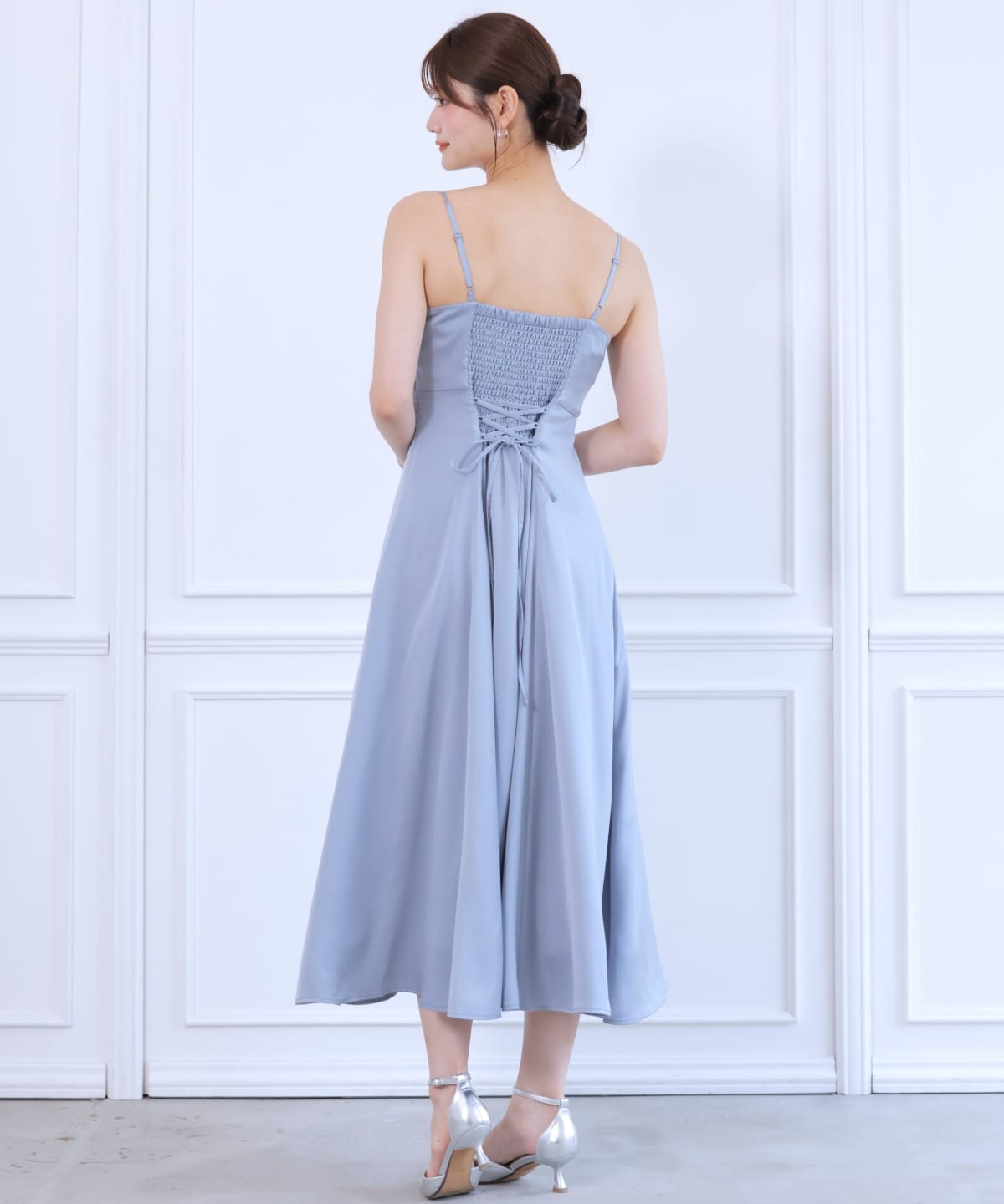 チュールケープセットドレス