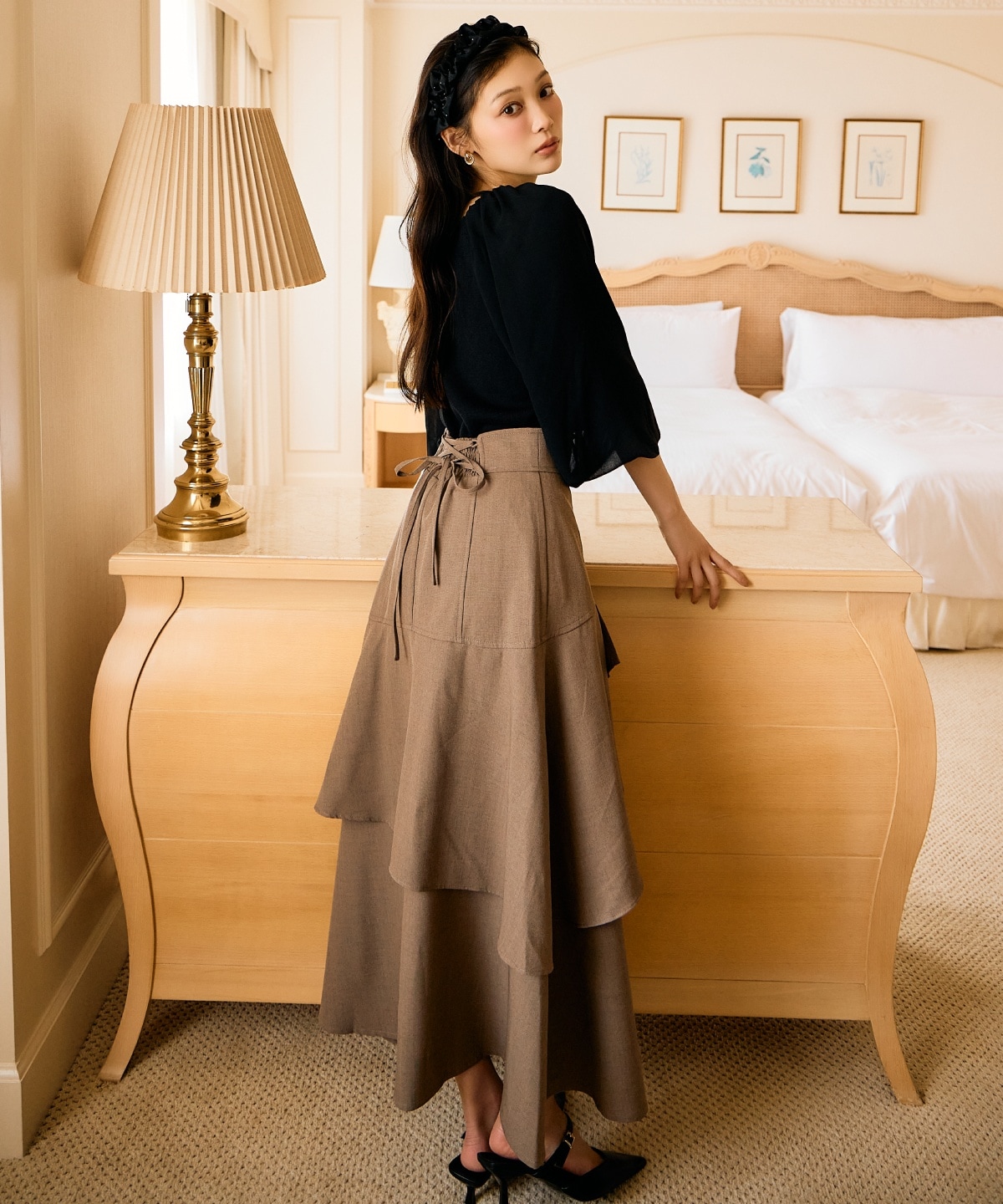 インナーミニティアードスカート