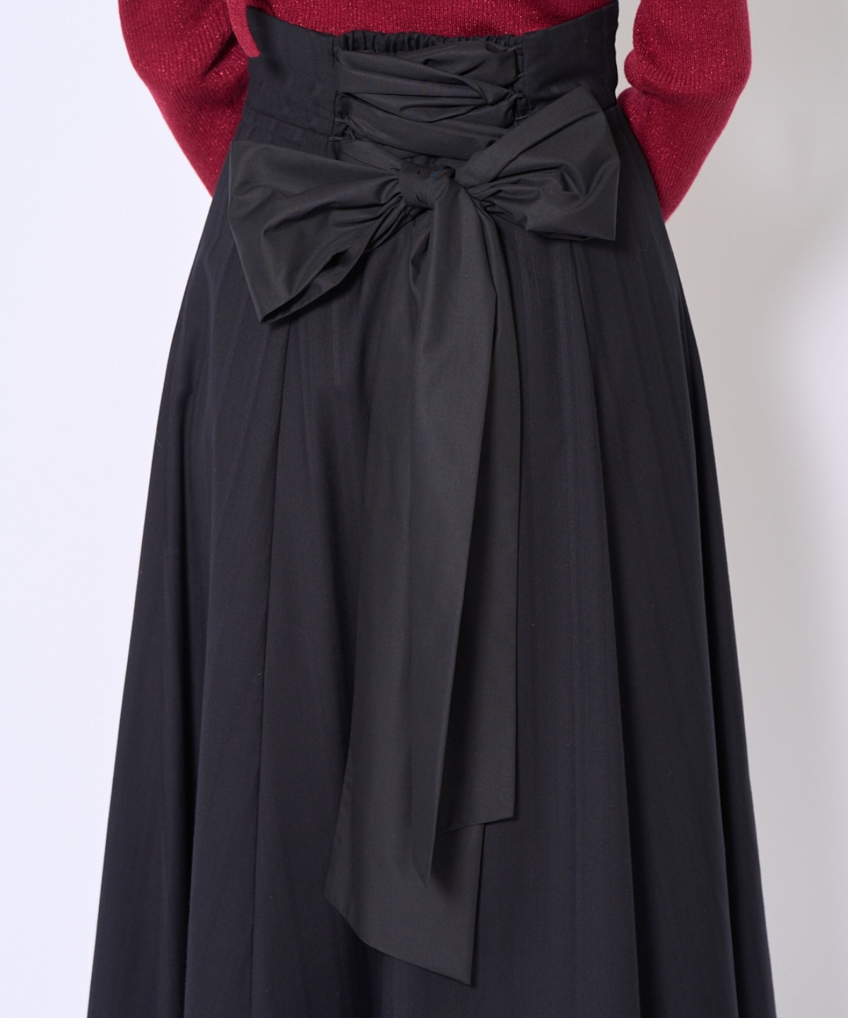 ビッグリボンフレアスカート