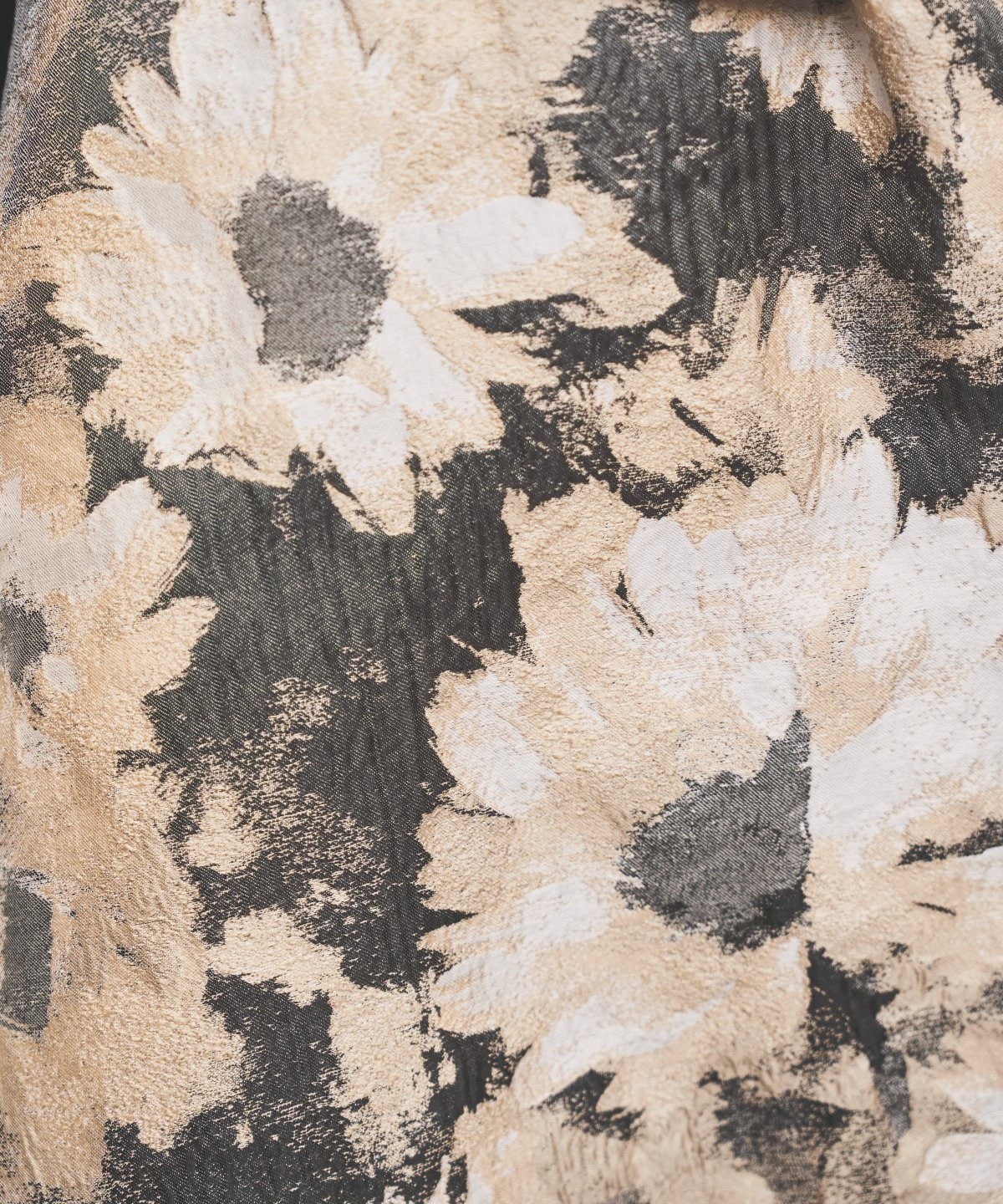 フラワージャガードフレアスカート