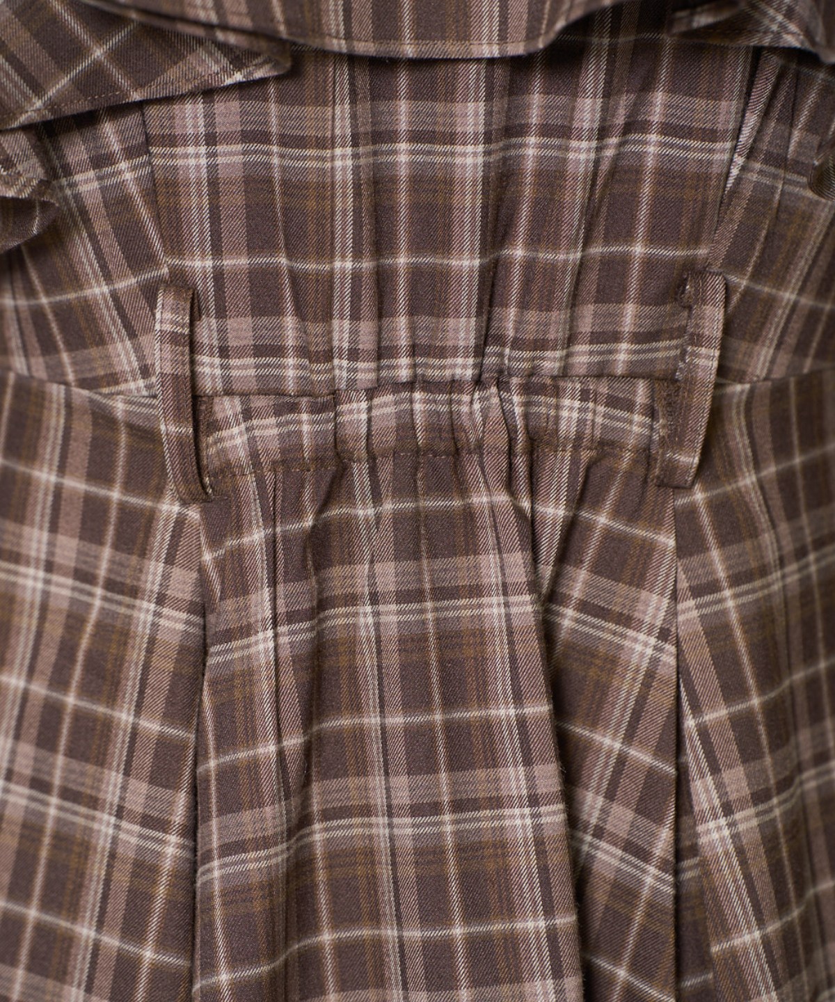 フリルケープシャツワンピース