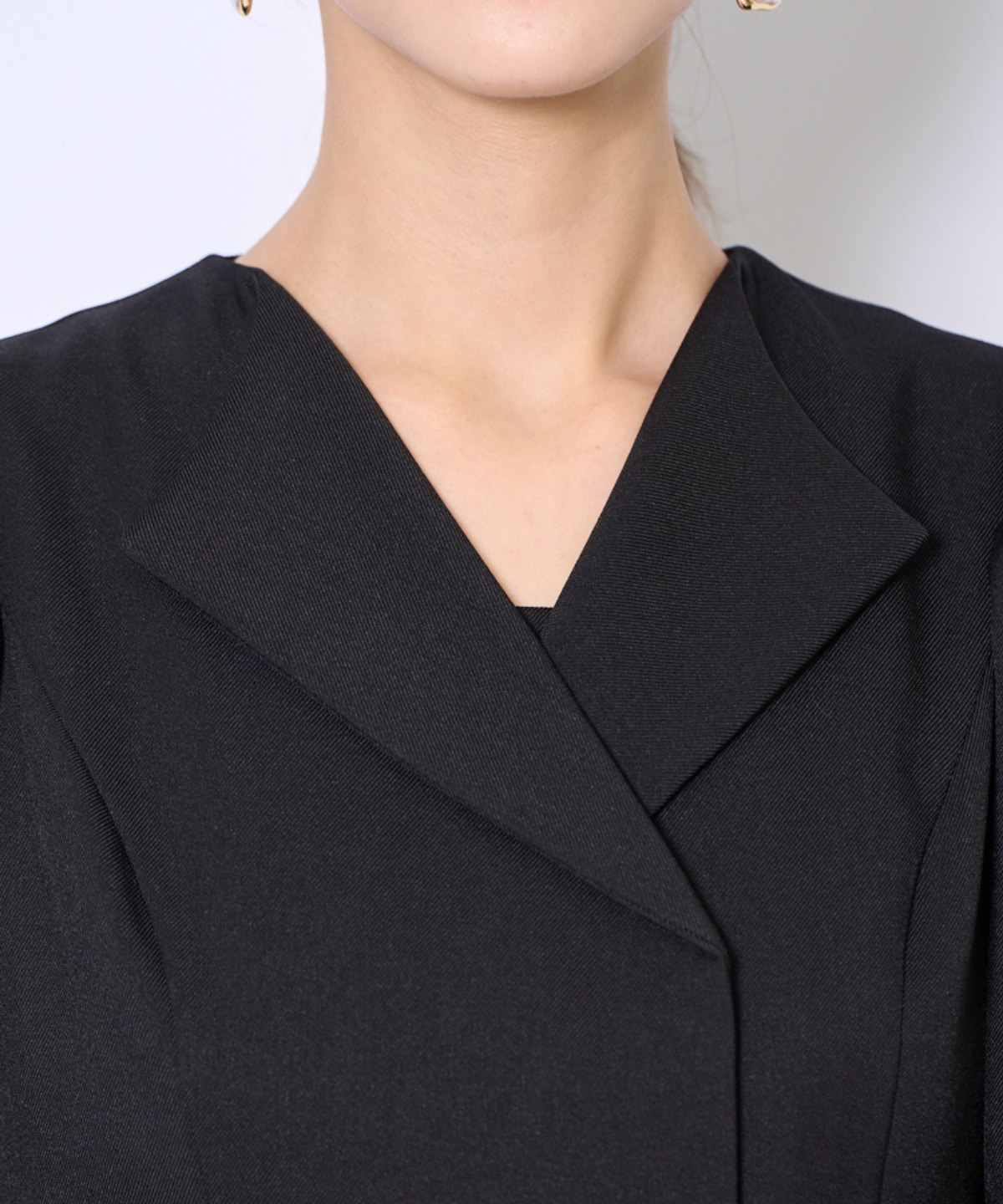 プリーツレイヤードワンピース