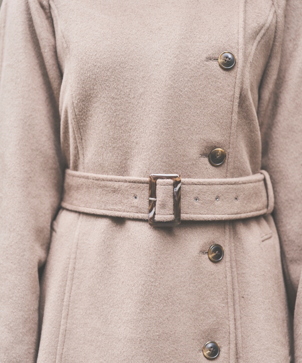 ウールビーバーロングコート