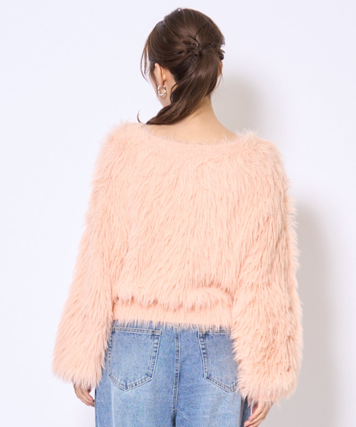 ロングフェザープルオーバー