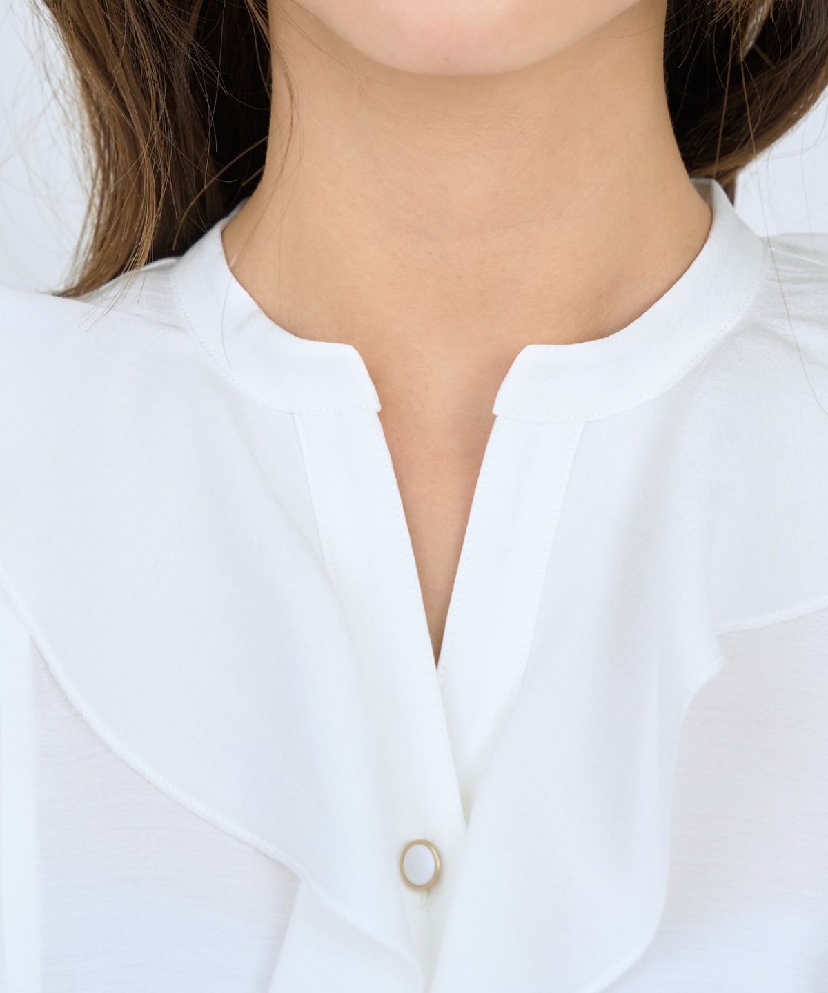 【先行予約受付中】フレンチスリーブラッフルブラウス