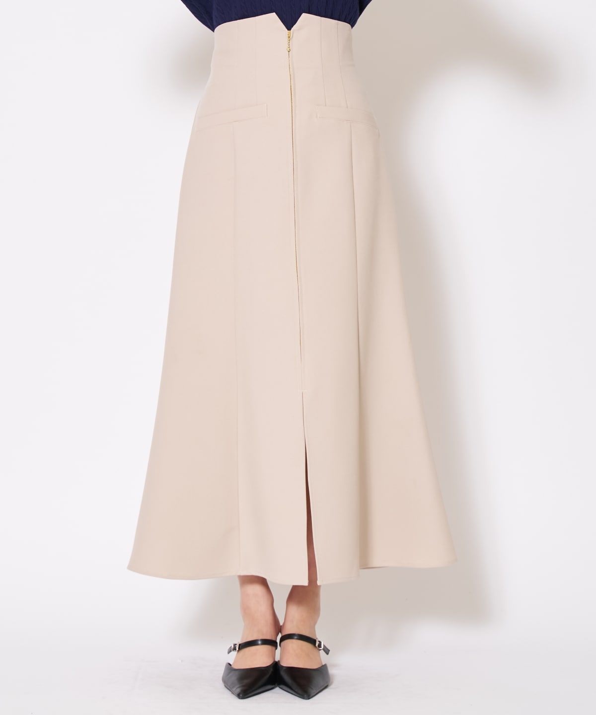 【先行予約受付中】フロントZIPマーメイドスカート