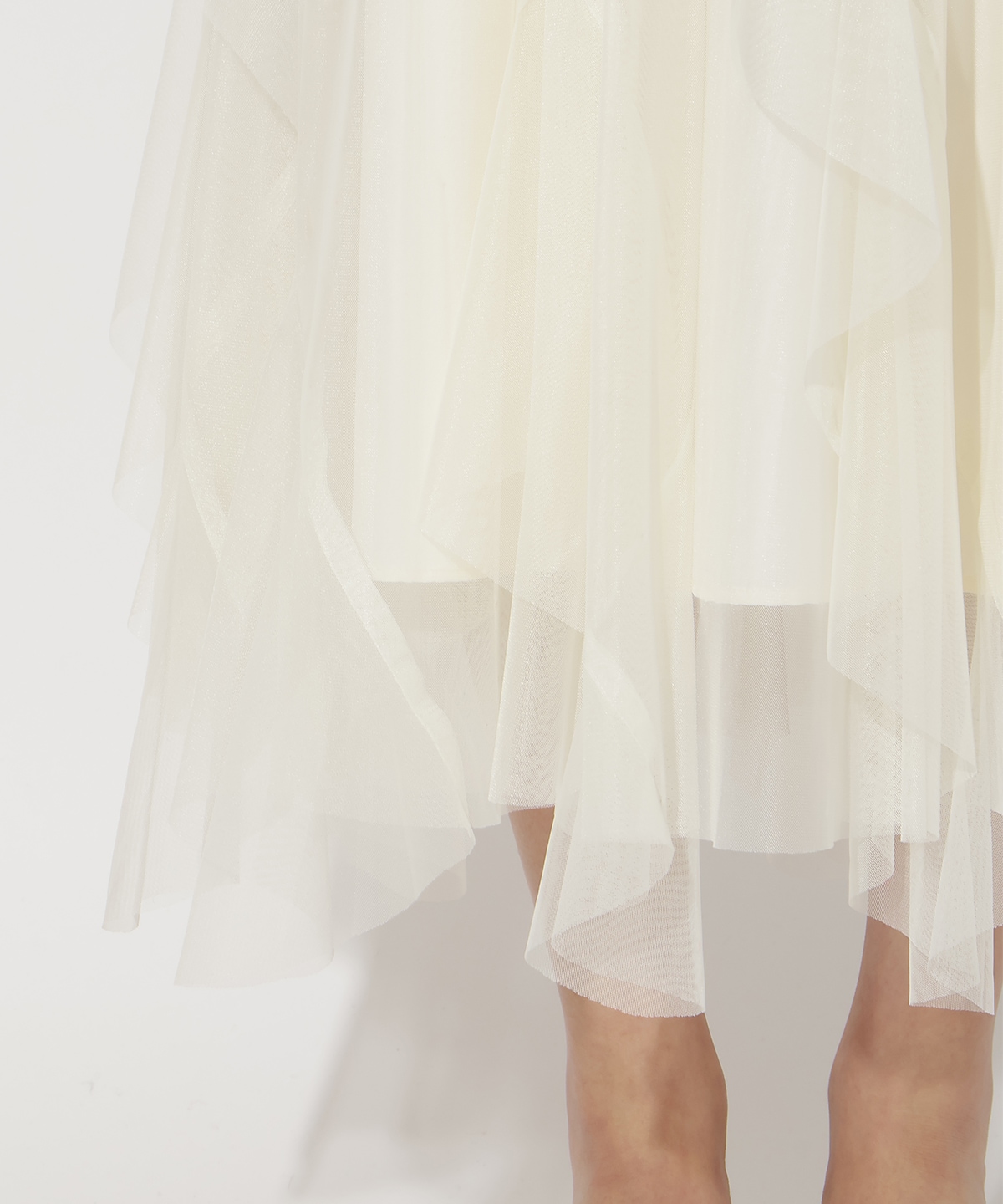 【先行予約受付中】ラッフルフリルチュールスカート