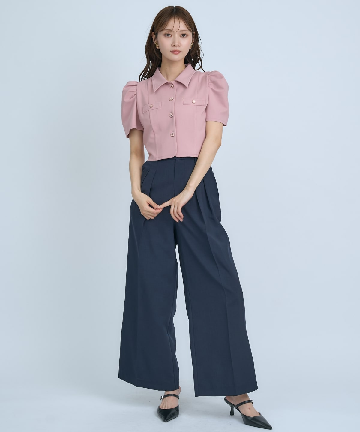 【先行予約受付中】シアーワイドパンツ