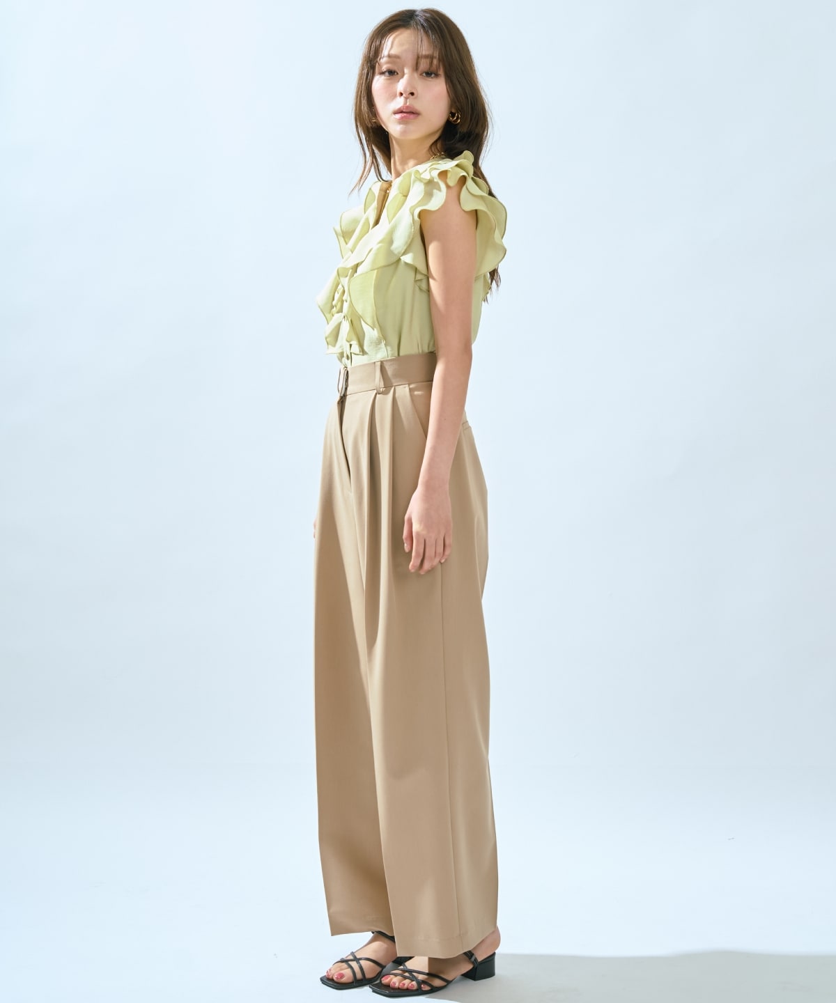 【先行予約受付中】2タックワイドパンツ