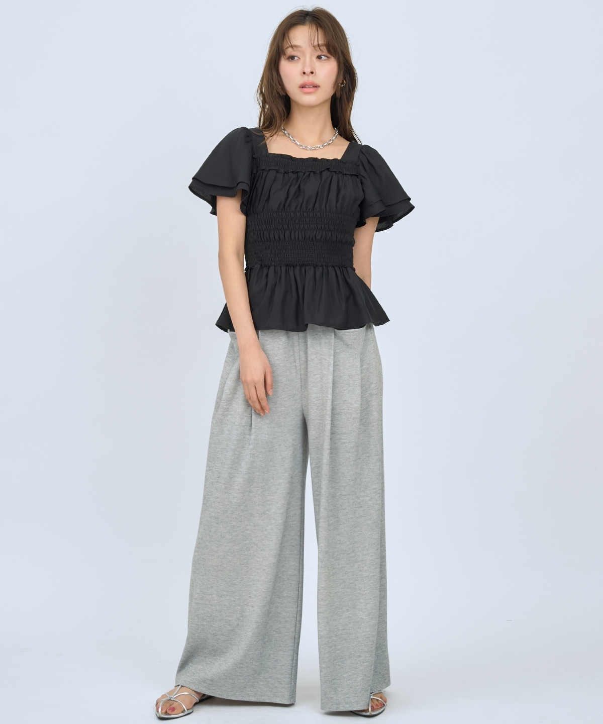 【先行予約受付中】カットツイルポケットタックパンツ